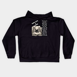 Black Cats and Books (Funny Motivational and Inspirational Cat Quote) Kids Hoodie